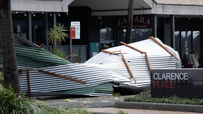 Port Macquarie storm, February 3. Picture: Facebook.