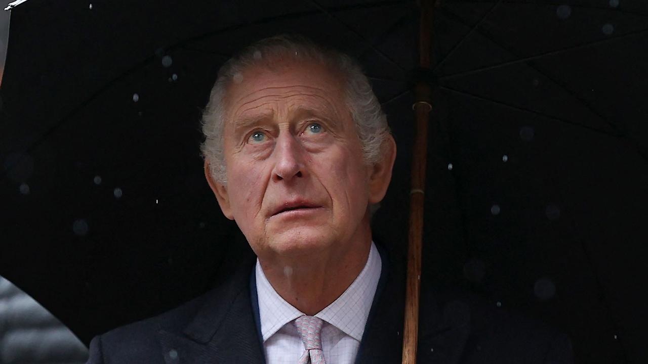 Everyone seems to be raining on King Charles parade in the lead-up to the coronation. Picture: Adrian Dennis/AFP