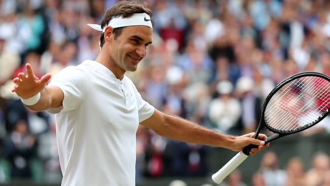 Roger Federer is into his 11th Wimbledon final.