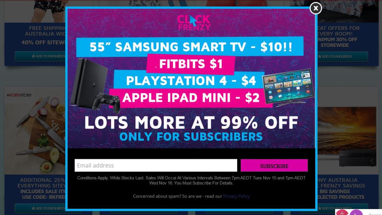 Click Frenzy is back.