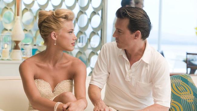 Amber Heard and Johnny Depp in The Rum Diary. Picture: Supplied