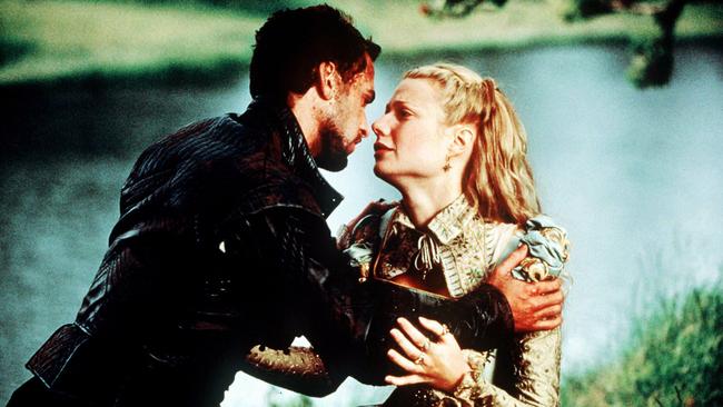 Joseph Fiennes with Gwyneth Paltrow in Shakespeare in Love. The Bard also loved to collaborate with other playwrights.