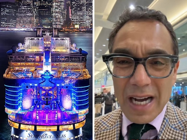 Major cruise ship sparks ‘horrifying’ concerns. Picture: Royal Caribbean, TikTok/@cruiseshiplawyer.