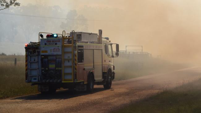 FILE PHOTO: A fire has closed the Kennedy Highway at Millstream.