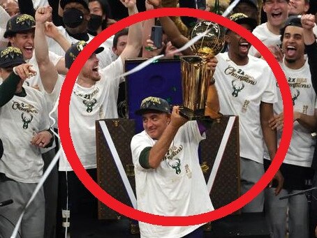 Fans were furious Bucks owner Marc Lasry was presented the championship trophy before the players.
