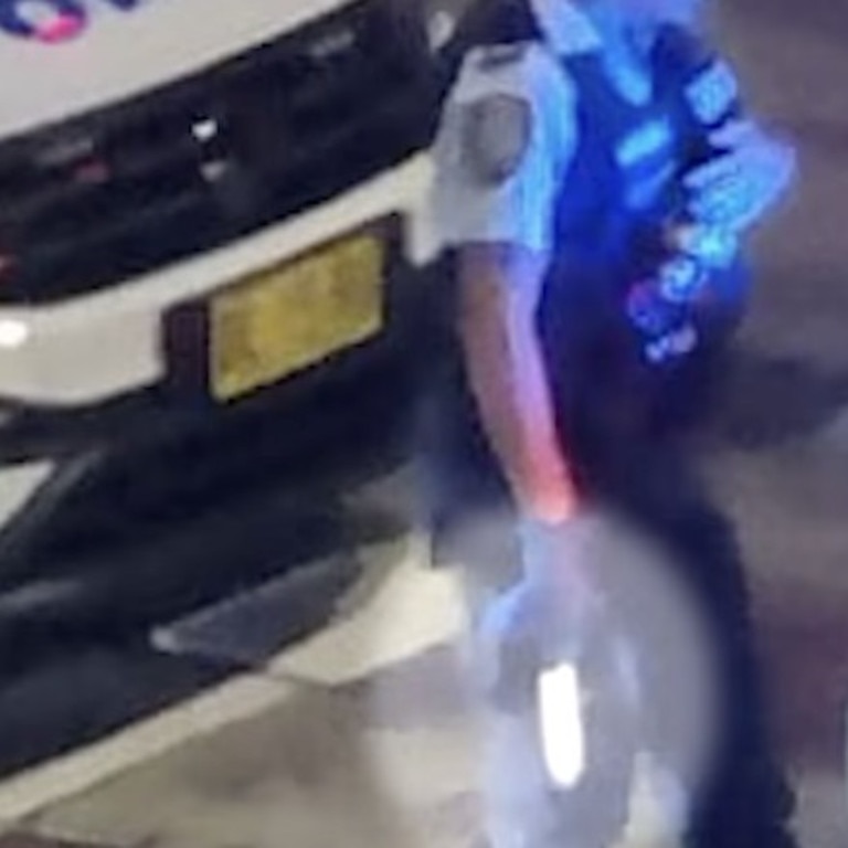 Police were called to Manly Wharf about 9pm on Monday following reports of a large brawl involving up to 40 teenagers. A knife was seized at the scene. Image: Manly Observer