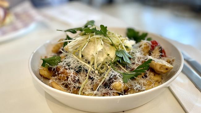 Breakfast gnocchi at Our Boy Roy in Clarence Park. Picture: Dianne Mattsson