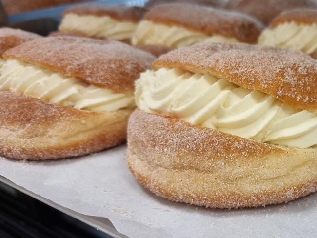 Bradley’s Bakery in the south of Adelaide make some of the best Kitchener buns. Picture: Supplied