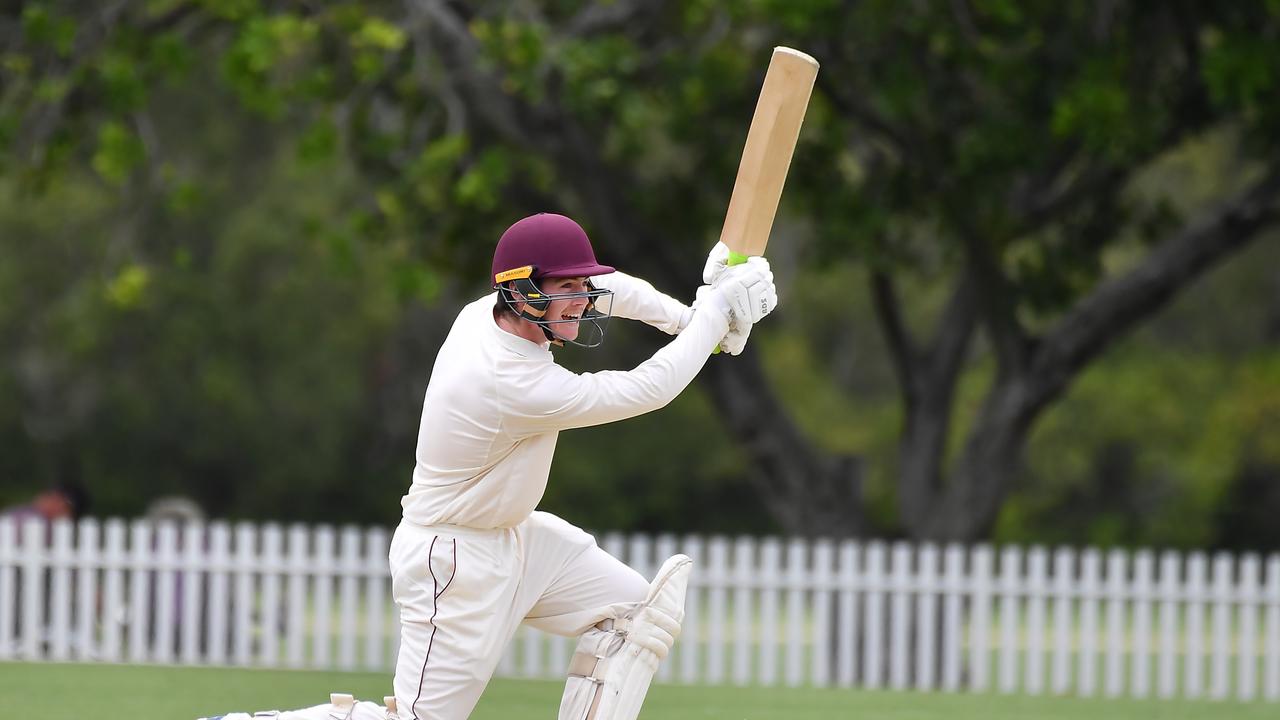 Ipswich Grammar School batsman Cody Dalziel was a class act on Saturday. Picture, John Gass.