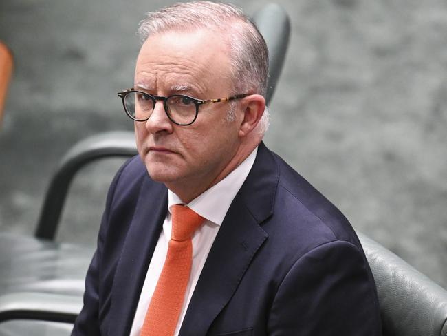 CANBERRA, Australia - NewsWire Photos - October 9, 2024: Prime Minister Anthony Albanese during Question Time at Parliament House in Canberra. Picture: NewsWire / Martin Ollman