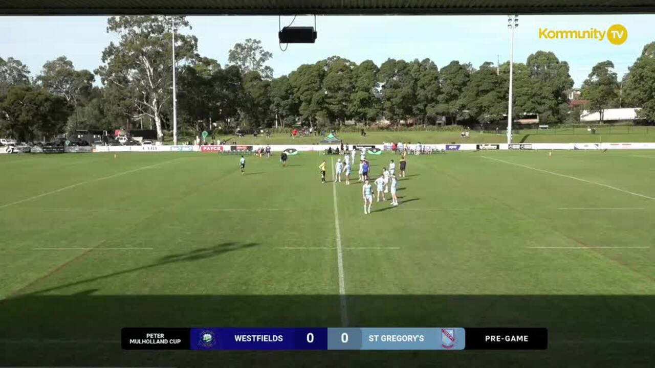 Replay: Westfields SHS v St Gregory's College  - 2025 Peter Mulholland Cup Round 1