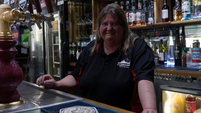 Steampacket Hotel staff member Tracey Nucifora has worked at the pub for more than 30 years. Picture: Nathan Schmidt