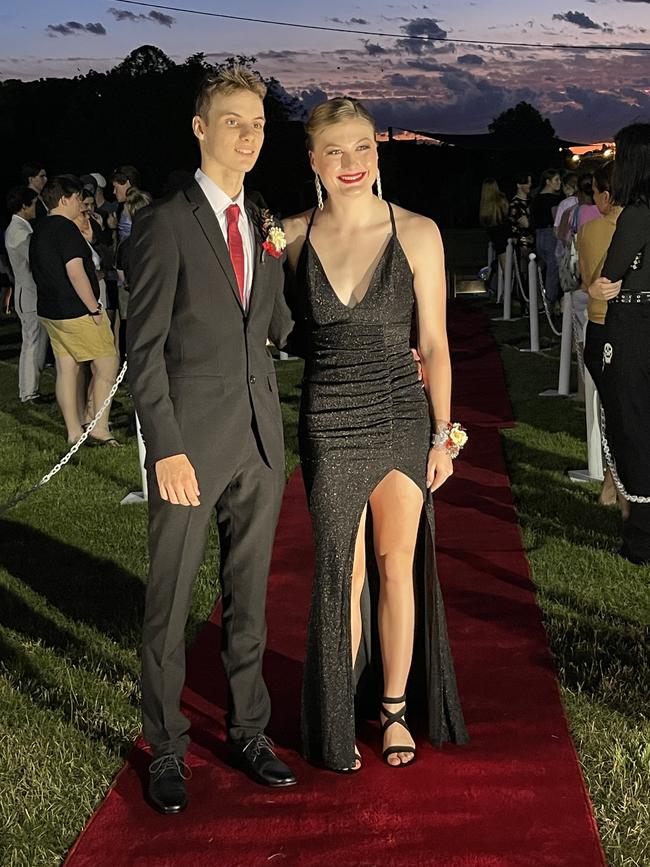 Aldridge State High School students at their formal.