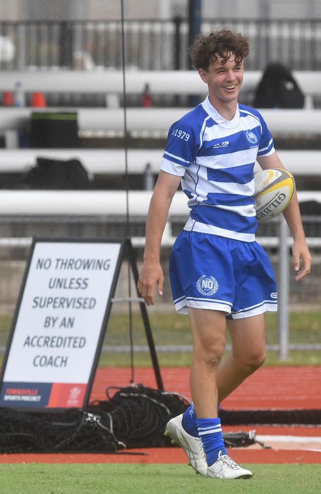 QLD Rugby Union State Championships (17-18 years boys) at the Townsville Sports Precinct. Friday May 23. Northern against Peninsular. Picture: Evan Morgan