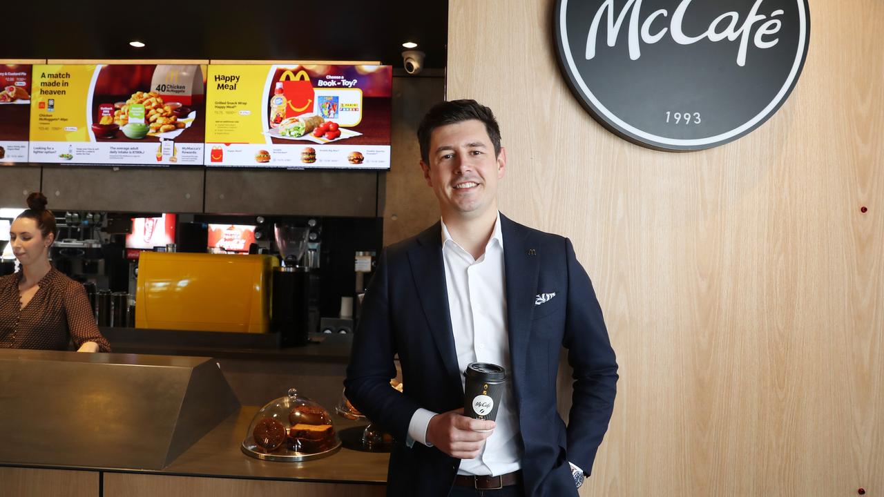 McDonald’s Australia boss Antoni Martinez says the new store rollout is part of an ambitious growth target. Picture: John Feder