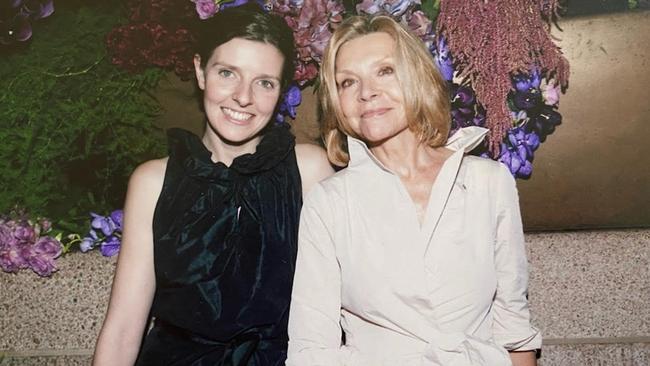 Ms Spender with her mother Carla Zampatti