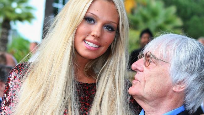 Petra and dad Bernie Ecclestone. Picture: Getty Images