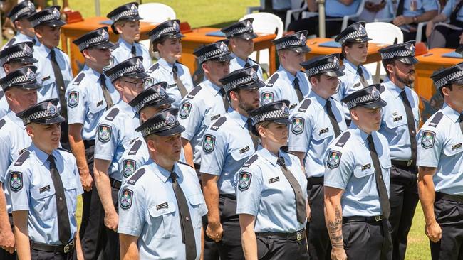 Queensland Police recruits. Picture: Instagram