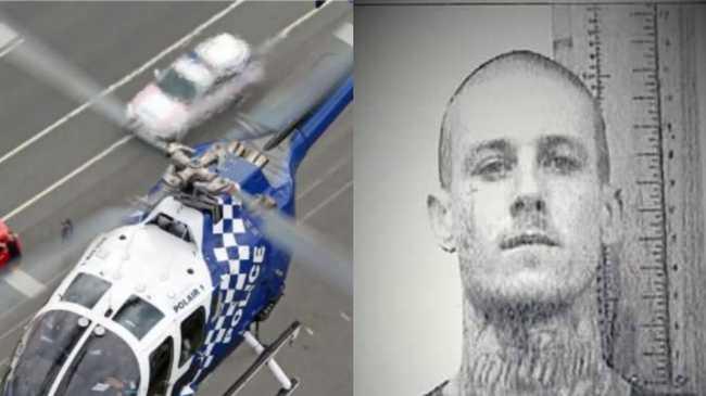 Bradley Campbell from Tweed Heads was sentenced for his role in a wild police chase involving QLD POLAIR and the dog squad on a North Coast island