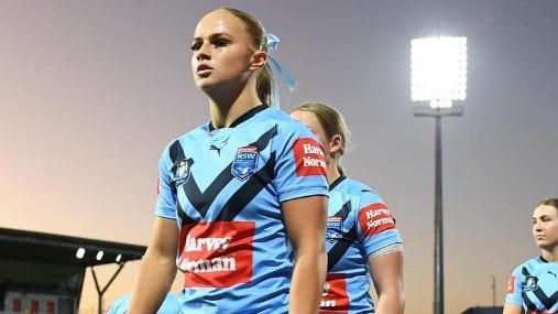 Kate Fallon in the U19s NSW Origin side. Picture: Instagram