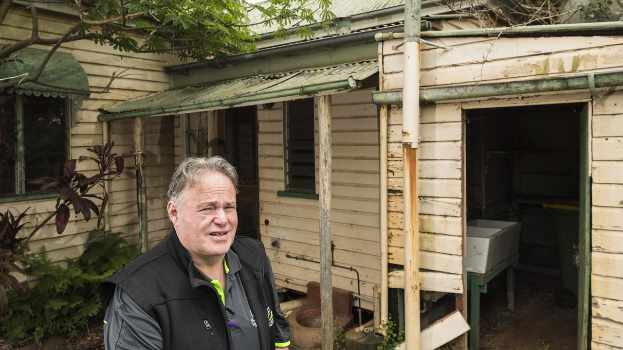 David Pemberton wants council to reconsider the decision to deny permission to demolish a house on Hume St, Thursday, November 11, 2021. Picture: Kevin Farmer