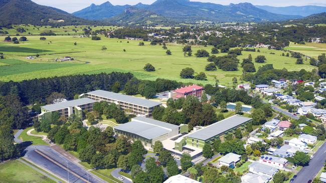 A concept design for the scrapped four-school Murwillumbah Education Campus.