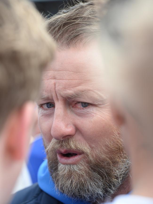 Langwarrin coach Josh Beard. Picture: Chris Eastman