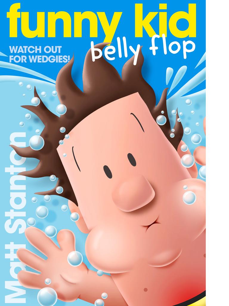 The cover of Funny Kid Belly Flop by Matt Stanton.