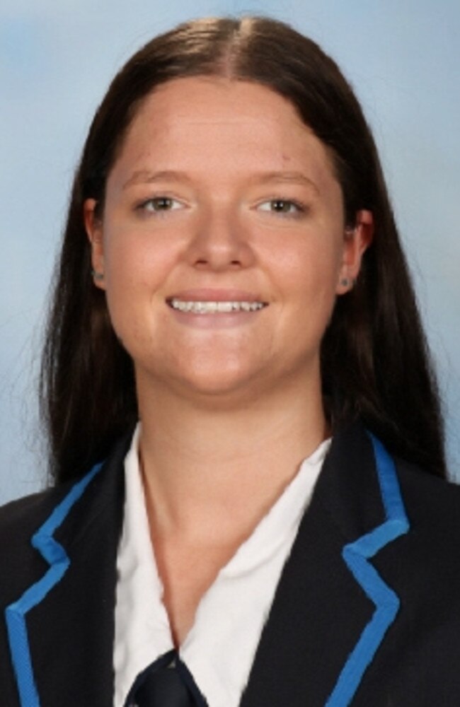 Kawana Waters State College Captain Erin-Leigh Desmet.