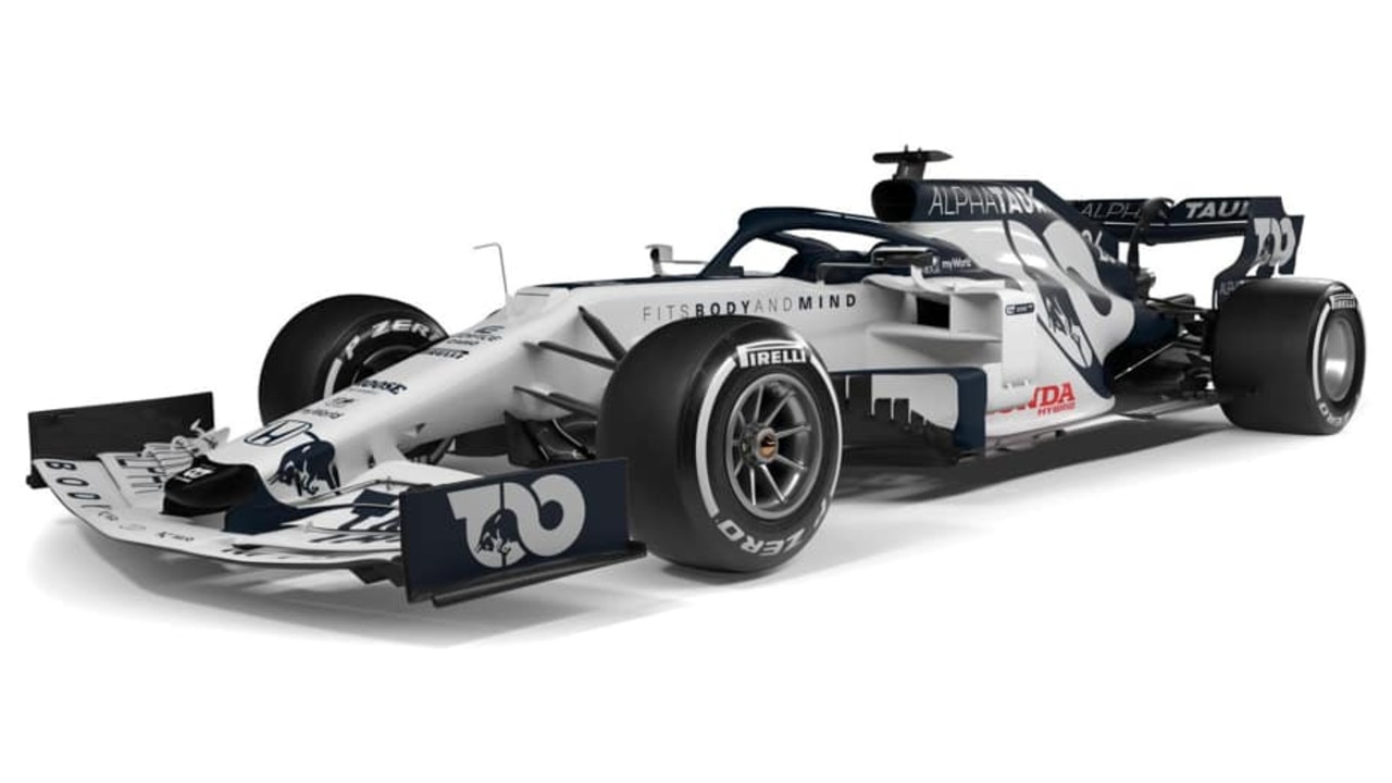 The 2020 AlphaTauri, replacing Toro Rosso.