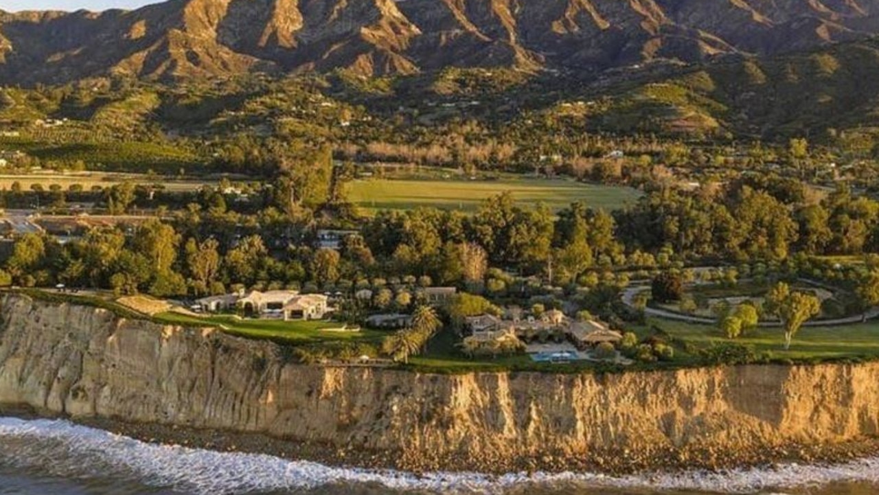 In August 2024, DeGeneres sold her cliffside Carpenteria estate for $US96 million. Picture: Realtor