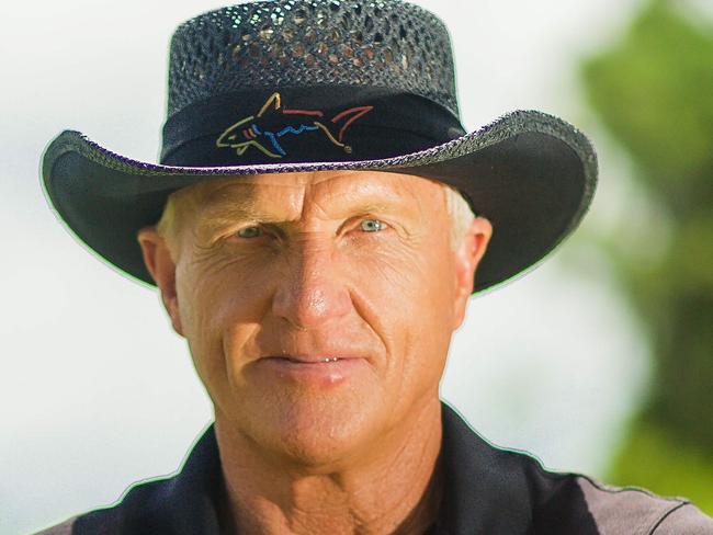 Recent portraits of Greg Norman supplied to The Australian to accompany interview by Cameron Stewart