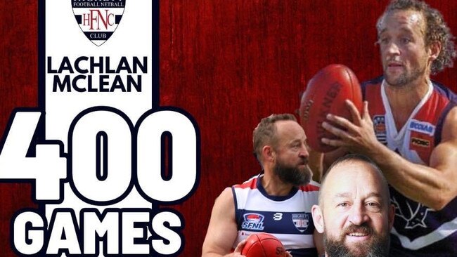 The digital banner the Dogs have made for McLean.