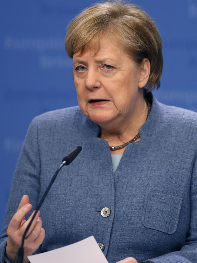 German Chancellor Angela Merkel. Picture: AP Photo/Alastair Grant