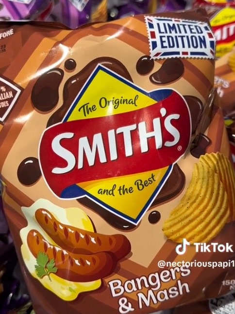 Smith's brings back UK inspired chips. Picture: TikTok/@nectoriouspapi1