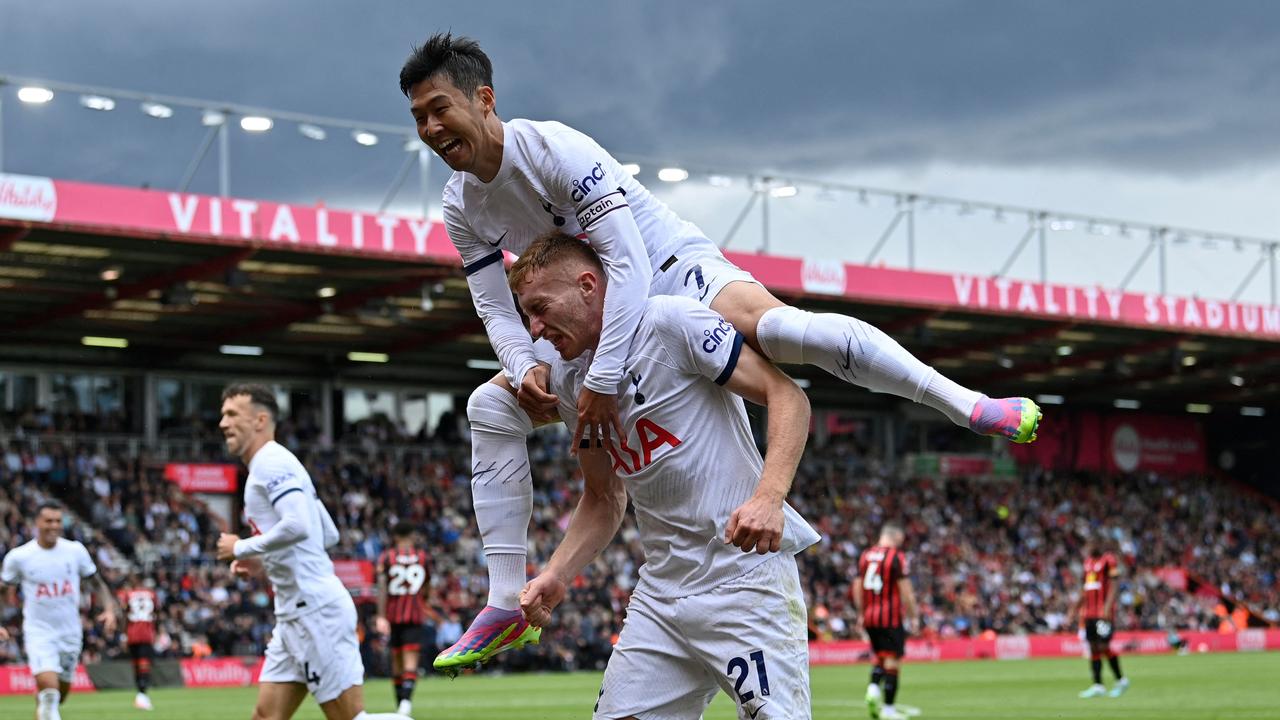 Tottenham are soaring. (Photo by JUSTIN TALLIS / AFP)