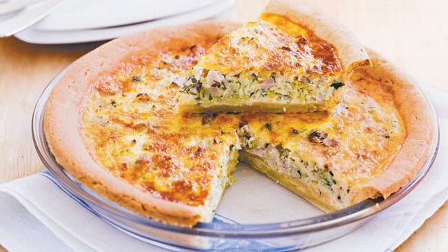 Bacon makes every quiche taste all the better.