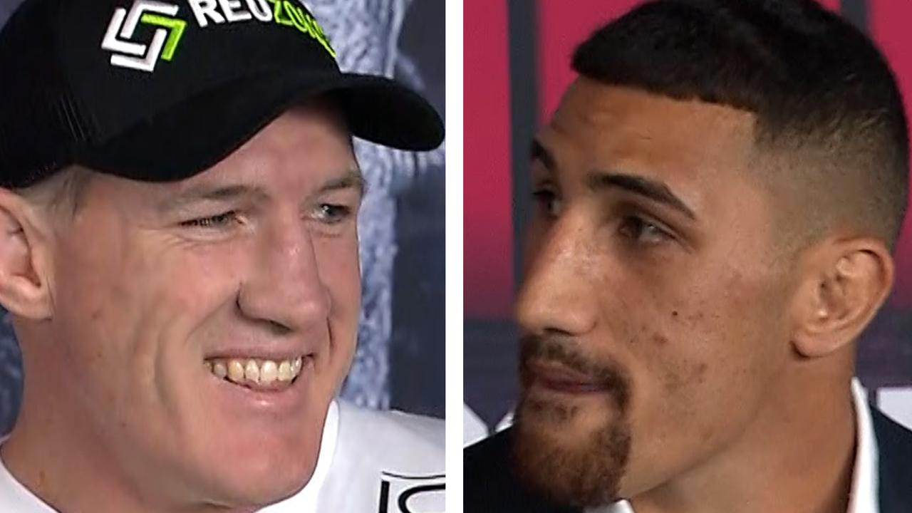 Paul Gallen delivered a brutal whack at Australian heavyweight champion Justis Huni.