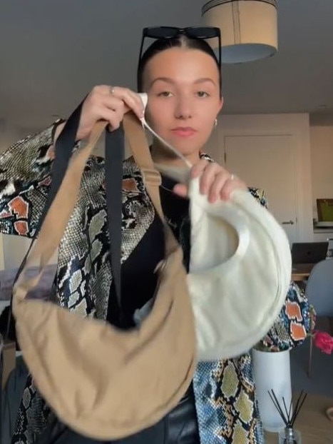 Sales of the bag ‘increased dramatically off the back of the TikTok effect and continued to grow’, Uniqlo said. Picture: TikTok