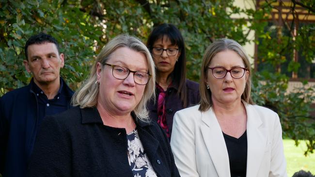 Victorian Mental Health Minister Ingrid Stitt, left, and Premier Jacinta Allan. Picture: NCA NewsWire / Blair Jackson