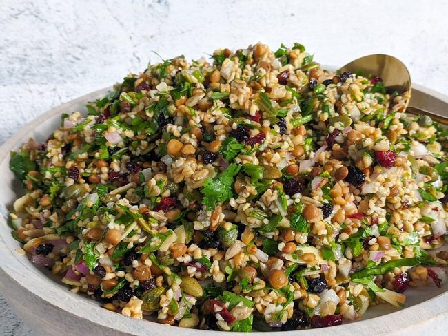 A Cypriot grain salad.