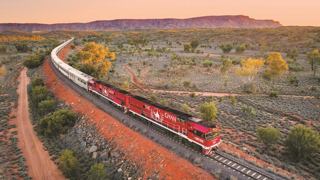 Passsengers on board the Ghan have been locked in their cabins.