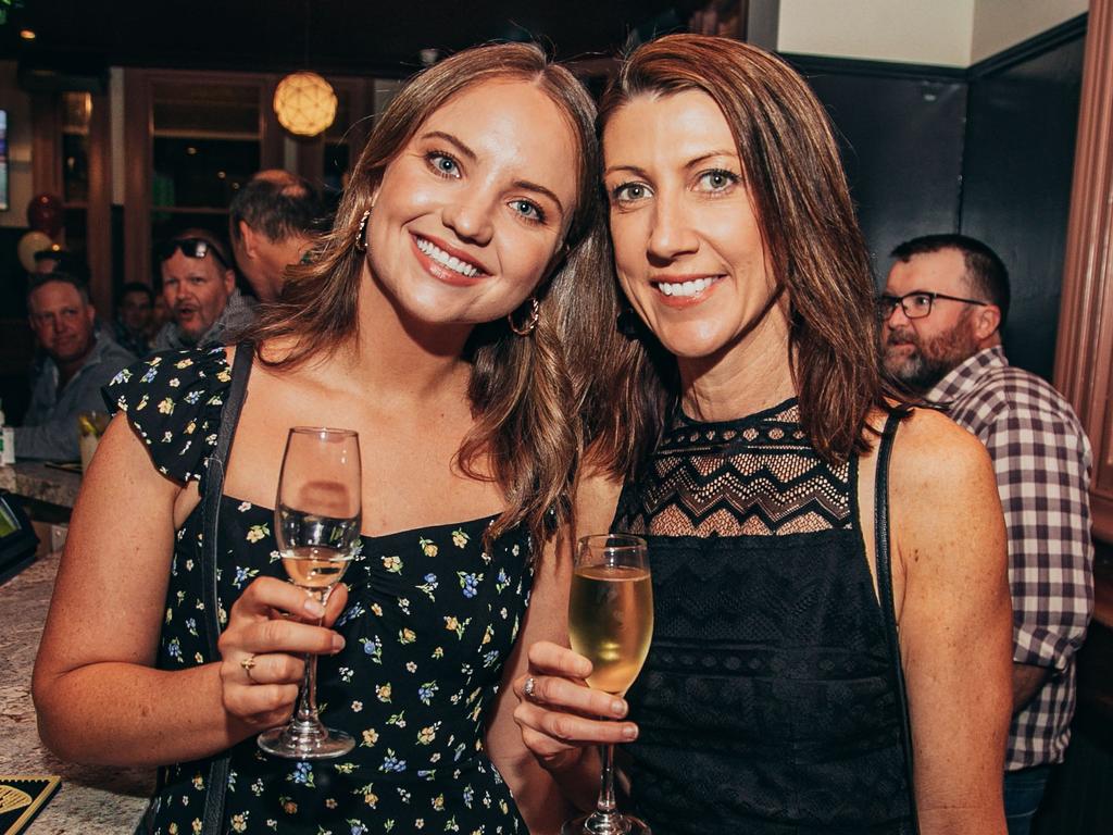 Ronnie Dawson and Kristy Hayes at The Spotted Cow reopening in Toowoomba. Socials: Damien Anthony Rossi | Picture: Ali Rasoul