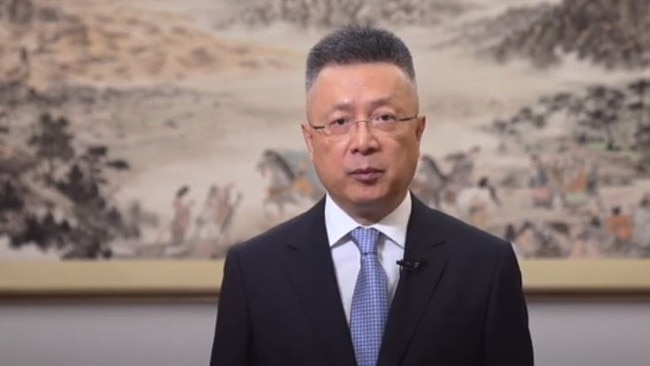 ‘Must be a mistake’: China's ambassador to Pacific nations Qian Bo. Picture: YouTube