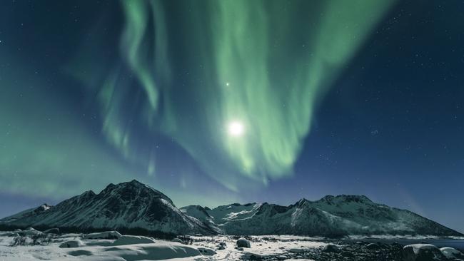 The Northern Lights can put on an amazing display in Norway.