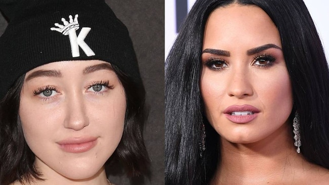 Noah Cyrus (left) and Demi Lovato - friends or something more? Picture: Getty Images