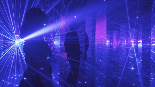 Mirror Mirror, by Moment Factory, at Illuminate Adelaide