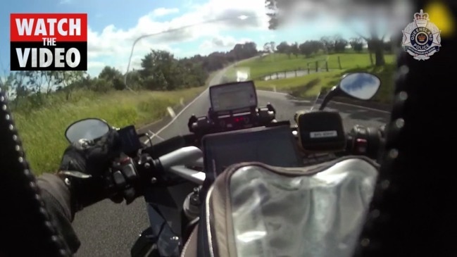 Cops catch speeding motorbike riders