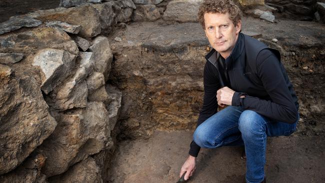 Jeremy Smith, Principal Archaeologist at Heritage Victoria, at the site. Picture: Mark Stewart