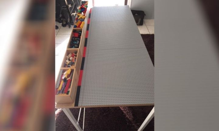 LEGO Kmart table hack: Grandmother has parents in a spin with